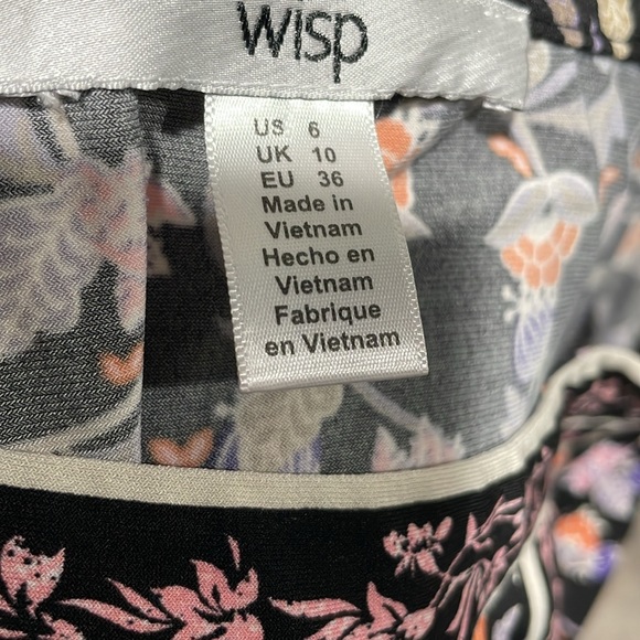 Stitch Fix Wisp Sheath Dress Sz 6 Midi Floral Cottagecore Twee Officewear EUC - Picture 5 of 5